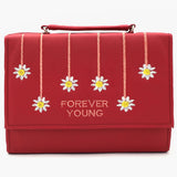 Women's Shoulder Bag - Red, Women Bags, Chase Value, Chase Value