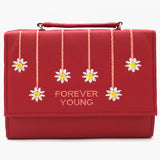 Women's Shoulder Bag - Red, Women Bags, Chase Value, Chase Value