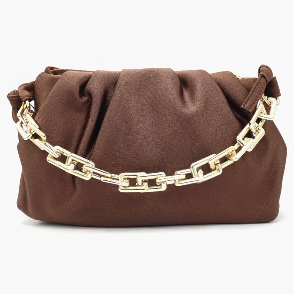 Women's Shoulder Bag - Dark Brown, Women Bags, Chase Value, Chase Value