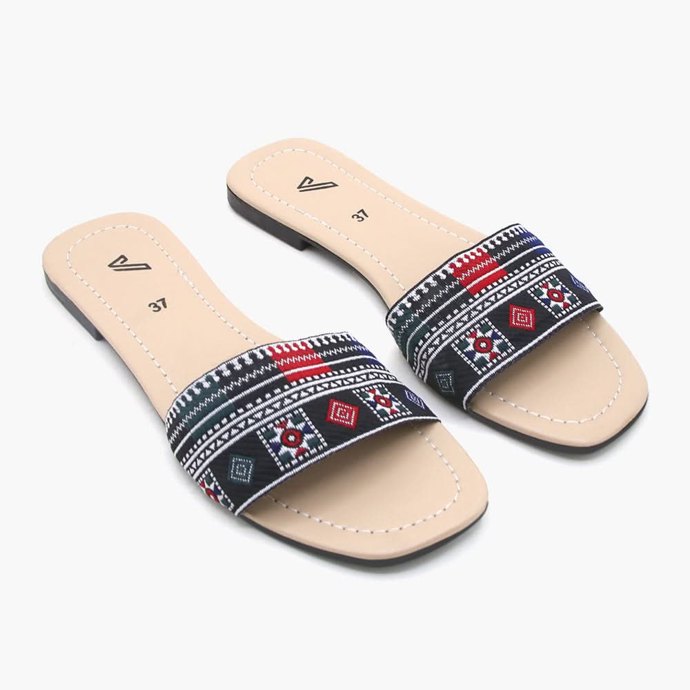 Women's Slipper - Black, Women Slippers, Chase Value, Chase Value