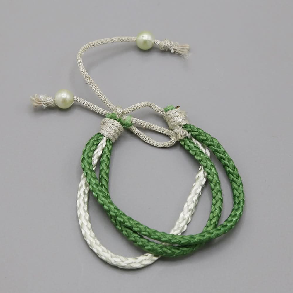 Independence Day Girls Hand Band - Green & White, Girls Bangles & Bracelet, Chase Value, Chase Value