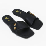 Women's Slipper - Black, Women Slippers, Chase Value, Chase Value