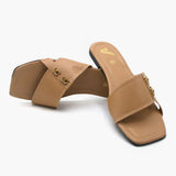 Women's Slipper - Khaki, Women Slippers, Chase Value, Chase Value