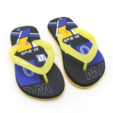 Boys Flip Flop Slipper - Yellow, Boys Slippers, Chase Value, Chase Value
