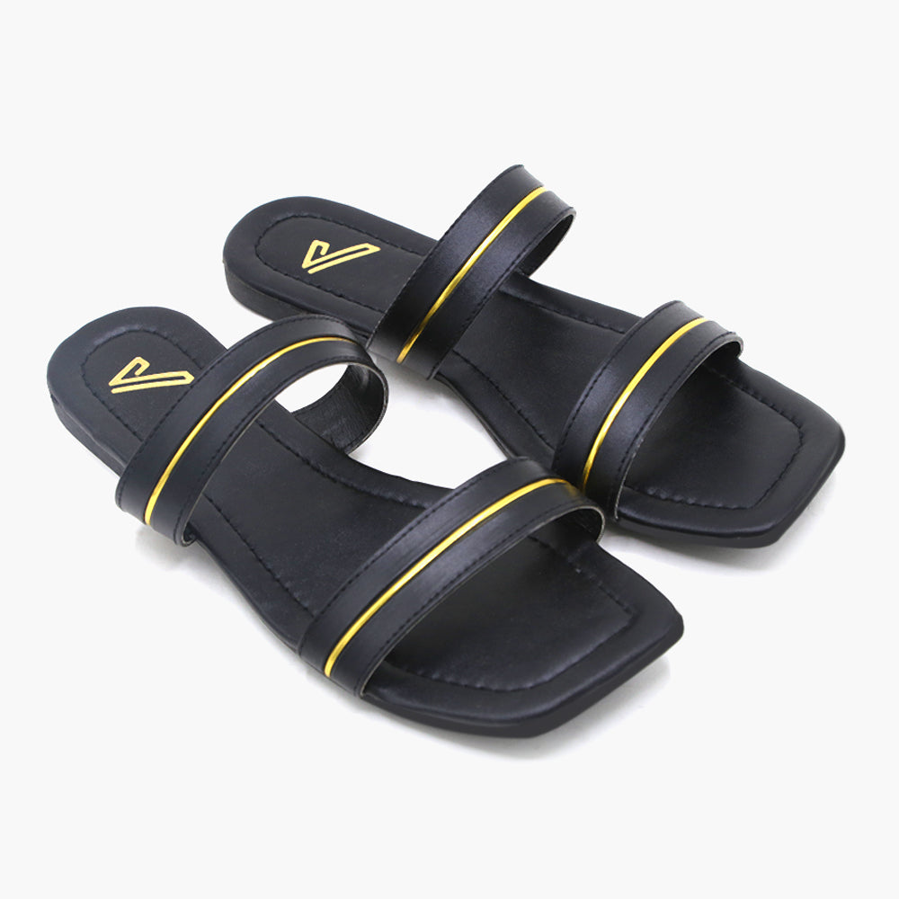 Women's Slipper - Black, Women Slippers, Chase Value, Chase Value