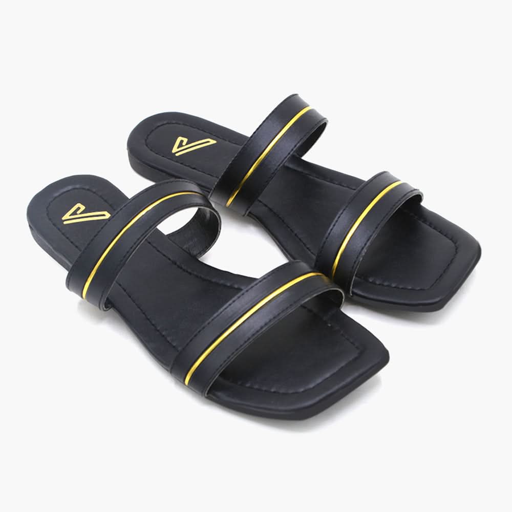 Women's Slipper - Black, Women Slippers, Chase Value, Chase Value