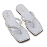 Women's Slipper - White, Women Slippers, Chase Value, Chase Value