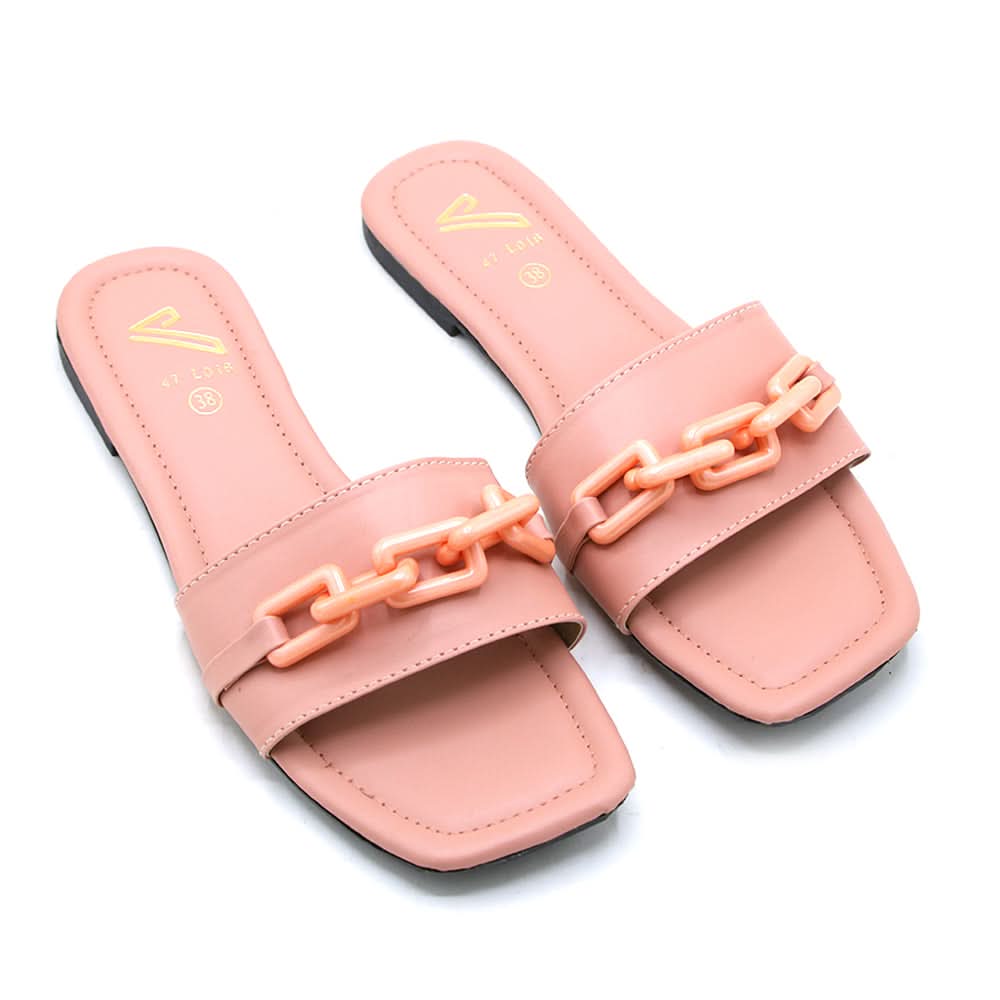 Ladies Slipper - Peach, Women Slippers, Chase Value, Chase Value