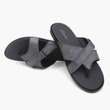 Men's Slipper - Grey, Men's Slippers, Chase Value, Chase Value