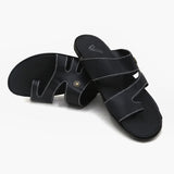 Men's Slipper - Black, Men's Slippers, Chase Value, Chase Value