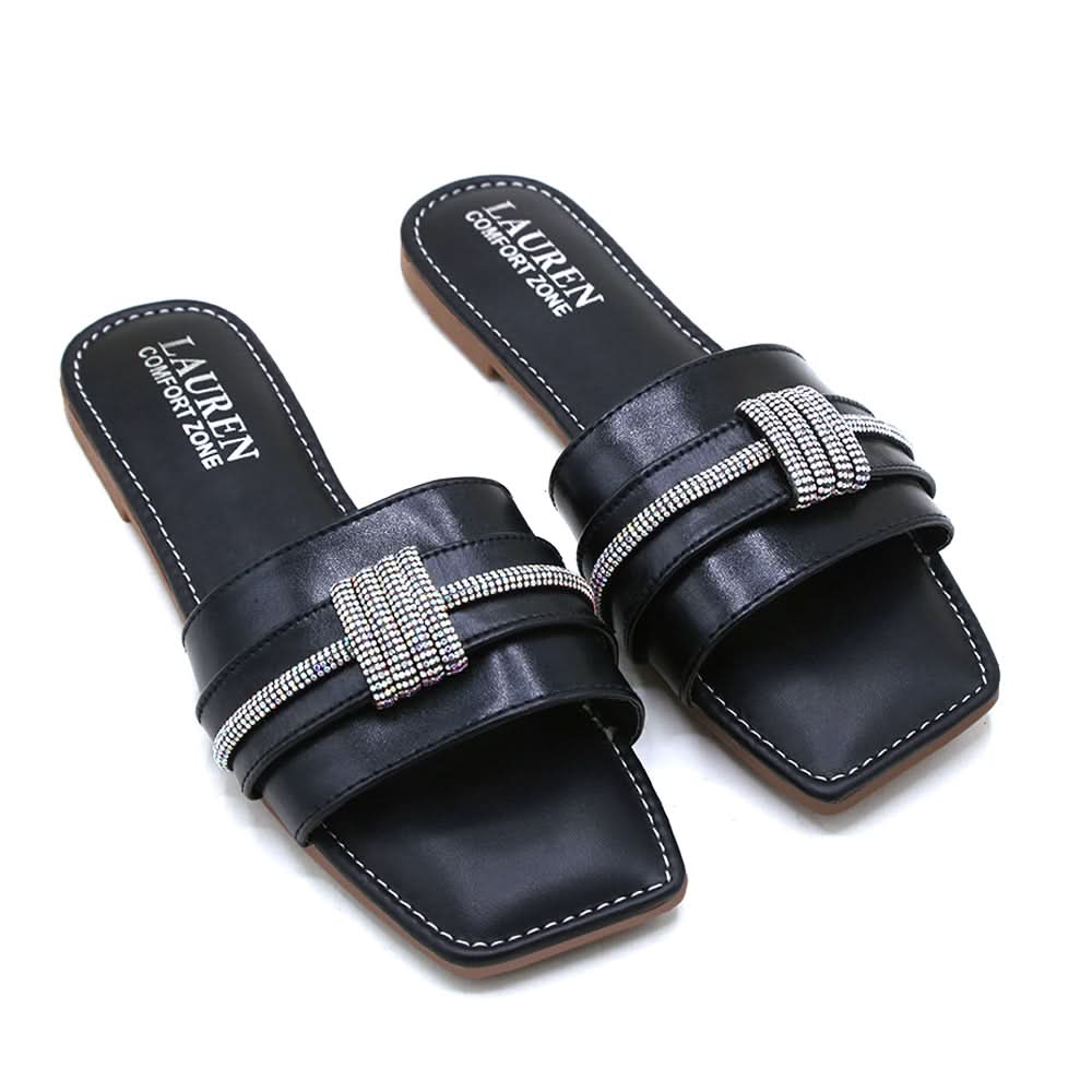 Women's Slipper - Black, Women Slippers, Chase Value, Chase Value