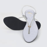 Women's Sandal - Silver, Women Sandals, Chase Value, Chase Value