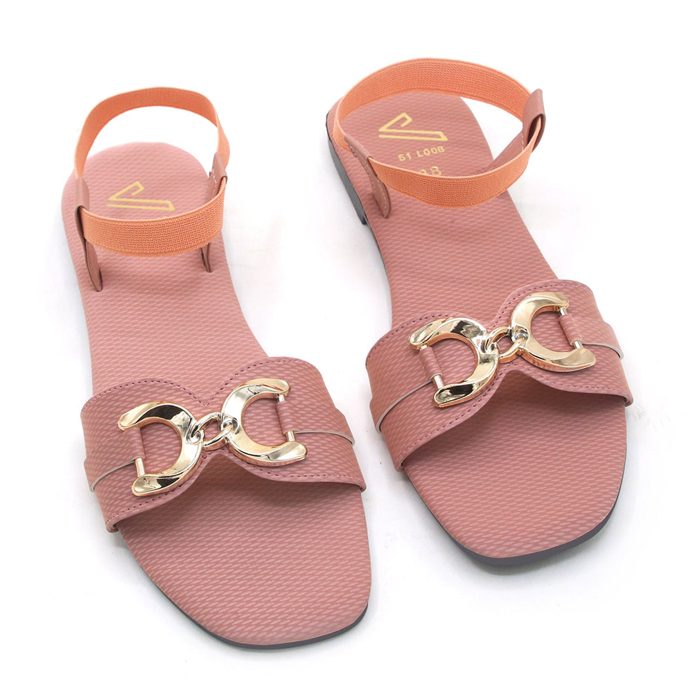 Women's Sandal - Peach, Women Sandals, Chase Value, Chase Value