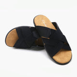 Men's Slipper - Black, Men's Slippers, Chase Value, Chase Value