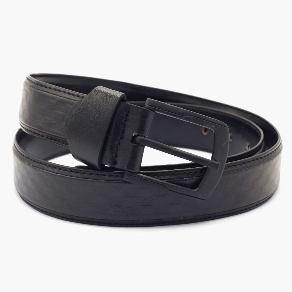 Men's Formal Belt - Black, Men's Belt, Chase Value, Chase Value