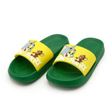 Boys Slider - Dark Green, Boys Slippers, Chase Value, Chase Value