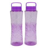 Diamond Bottle Pack of 2 - Purple, Glassware & Drinkware, Chase Value, Chase Value