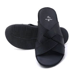 Men's Slipper - Black, Men's Slippers, Chase Value, Chase Value