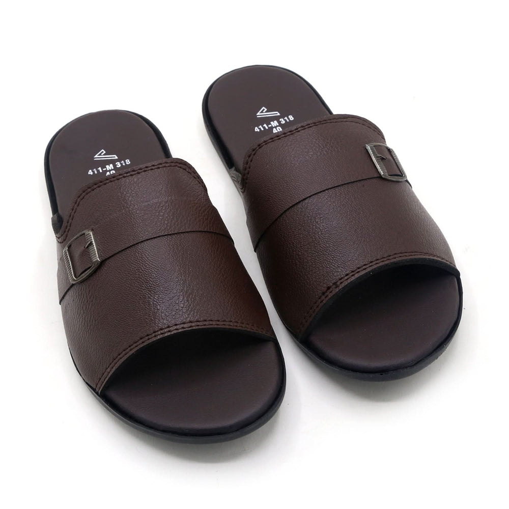 Men's Slipper - Brown, Men's Slippers, Chase Value, Chase Value