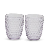 Diamond Glass Pack of 2 - Light Purple, Glassware & Drinkware, Chase Value, Chase Value