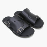 Men's Casual Slipper - Black, Men's Slippers, Chase Value, Chase Value