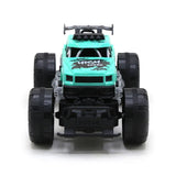 Mini Friction Monster Truck - Cyan, Non-Remote Control, Chase Value, Chase Value