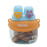 Cute Rabbit Ears Double Drinking Straw Cup With Big Belly - 1280ml, Tiffin Boxes & Bottles, Chase Value, Chase Value