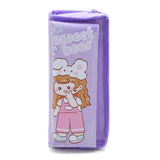 Pencil Pouch - Purple, Pencil Boxes & Stationery Sets, Chase Value, Chase Value