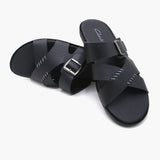 Men's Slipper - Black, Men's Slippers, Chase Value, Chase Value
