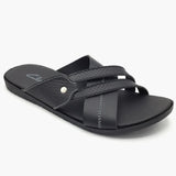 Men's Slipper - Black, Men's Slippers, Chase Value, Chase Value