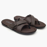 Men's Slipper - Brown, Men's Slippers, Chase Value, Chase Value