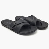 Men's Slipper - Black, Men's Slippers, Chase Value, Chase Value