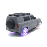 Friction Jeep Land Rover With Light Wheels - Grey, Die-Cast Model Car, Chase Value, Chase Value