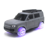 Friction Jeep Land Rover With Light Wheels - Grey, Die-Cast Model Car, Chase Value, Chase Value