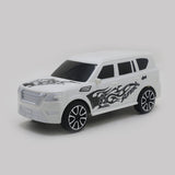 Friction Jeep Nissan - White, Die-Cast Model Car, Chase Value, Chase Value