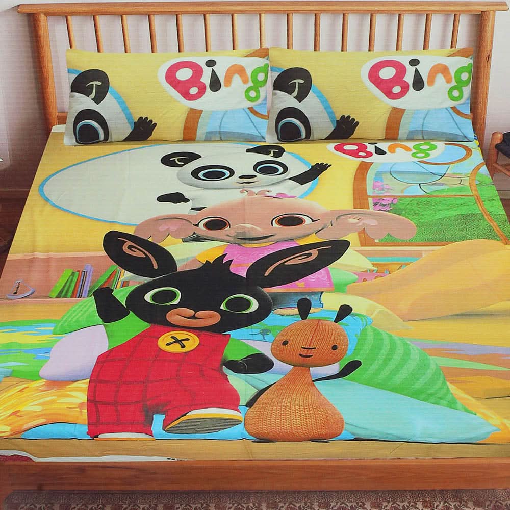 Kids Single Bed Sheet - I, Single Size Bed, Chase Value, Chase Value
