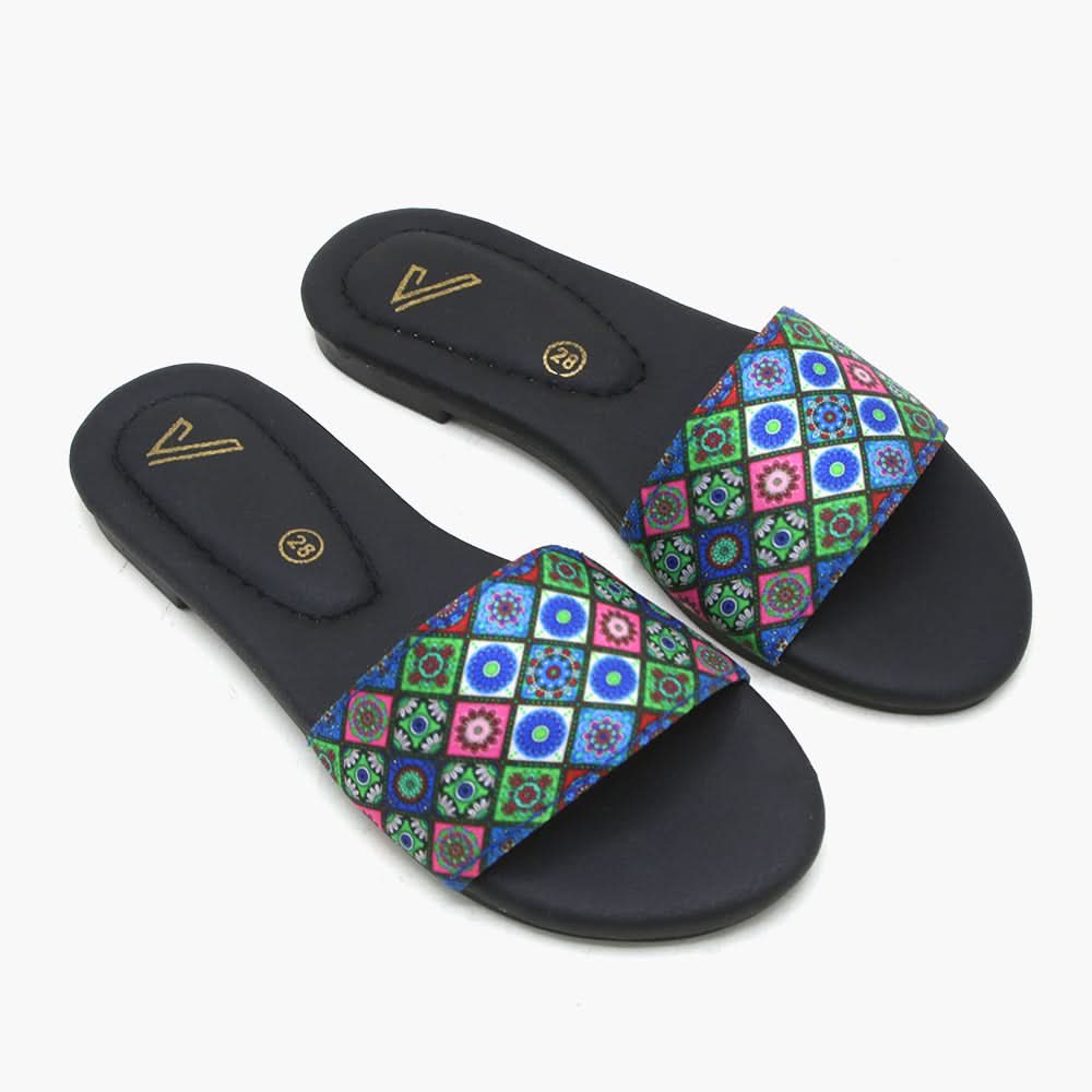 Girls Slipper - Blue, Girls Slippers, Chase Value, Chase Value