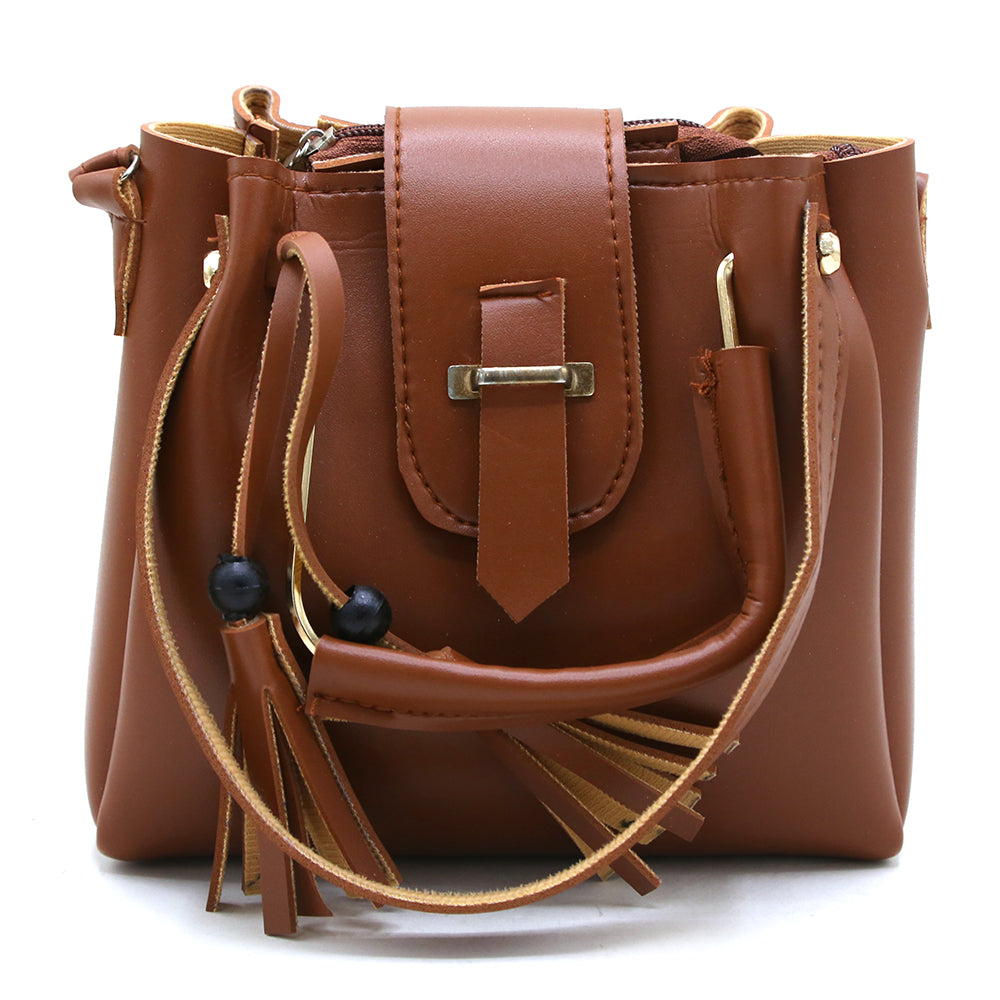 Women's Shoulder Bag - Dark Brown, Women Bags, Chase Value, Chase Value