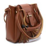Women's Shoulder Bag - Dark Brown, Women Bags, Chase Value, Chase Value