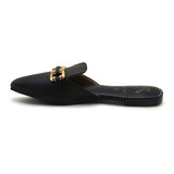 Valuable Women's Backless Pump - Black, Women Backless Pumps, Chase Value, Chase Value