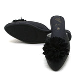 Valuable Women's Backless Pump - Black, Women Backless Pumps, Chase Value, Chase Value