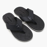 Men's Slipper - Black, Men's Slippers, Chase Value, Chase Value