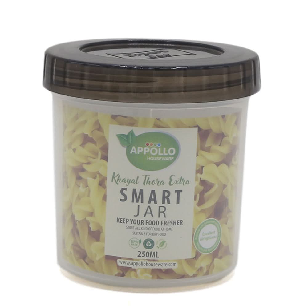 Smart Jar Small 250 ML - Grey, Storage Boxes, Chase Value, Chase Value