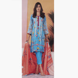 Regalia Digital Printed Linen 3-Piece Suit V-1 - 6, Women, 3Pcs Shalwar Suit, Regalia Textiles, Chase Value