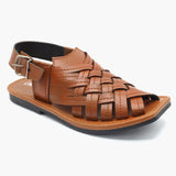 Boys Peshawari Sandal - Mustard, Boys Sandals, Chase Value, Chase Value