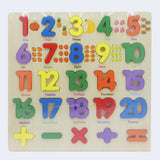 Wooden Puzzle Words Large - Multi Color, Board Games & Puzzles, Chase Value, Chase Value