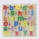 Wooden Puzzle Words Large - Multi Color, Board Games & Puzzles, Chase Value, Chase Value