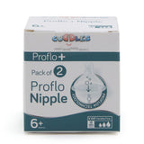 Cuddles Proflo Nipple Pack of 2 - White, Feeding Supplies, Cuddles, Chase Value