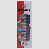 Jenga Colorful Stacking Block - Multi Color, Kids Blocks & Building Toys, Chase Value, Chase Value