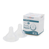 Cuddles Proflo Nipple Pack of 2 - White, Feeding Supplies, Cuddles, Chase Value